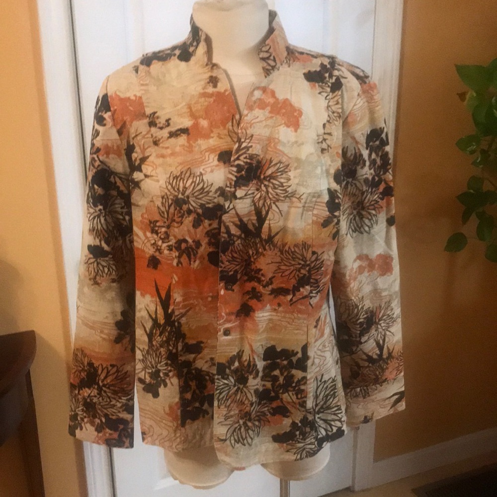 Coldwater Creek Floral Jacket